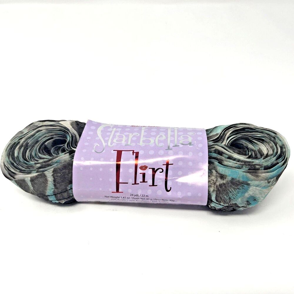 Premier Yarns Starbella Flirt Yarn 50-03 Serengeti Lot 2993 24 Yards 1.41 oz